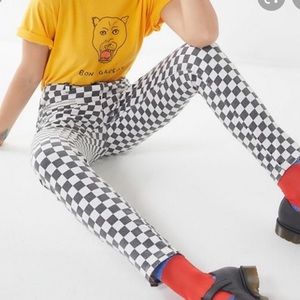 BDG Highwasted Checkered Jeans